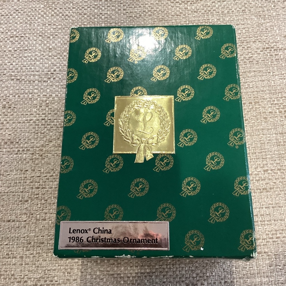Vintage 1986 Lenox Magi Lantern Annual Christmas Tree Ornament